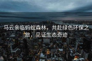 馬云親臨螞蟻森林，共赴綠色環(huán)保之旅，見證生態(tài)奇跡