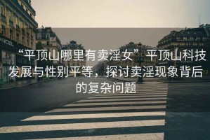 “平頂山哪里有賣淫女”平頂山科技發(fā)展與性別平等，探討賣淫現(xiàn)象背后的復雜問題