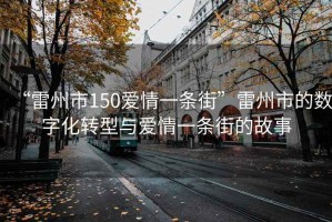 “雷州市150愛情一條街”雷州市的數(shù)字化轉型與愛情一條街的故事