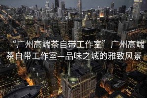 “廣州高端茶自帶工作室”廣州高端茶自帶工作室—品味之城的雅致風(fēng)景