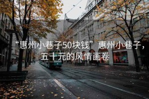 “惠州小巷子50塊錢”惠州小巷子，五十元的風(fēng)情畫(huà)卷