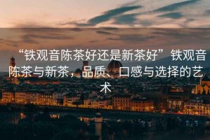 “鐵觀音陳茶好還是新茶好”鐵觀音陳茶與新茶，品質(zhì)、口感與選擇的藝術(shù)