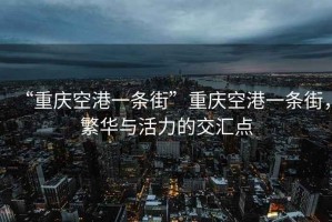 “重慶空港一條街”重慶空港一條街，繁華與活力的交匯點(diǎn)