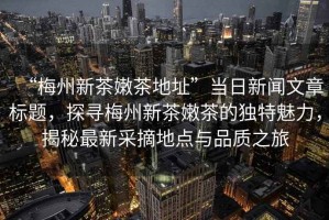 “梅州新茶嫩茶地址”當(dāng)日新聞文章標(biāo)題，探尋梅州新茶嫩茶的獨(dú)特魅力，揭秘最新采摘地點(diǎn)與品質(zhì)之旅
