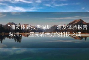 “浦友體驗(yàn)報(bào)告深圳”浦友體驗(yàn)報(bào)告深圳，一座充滿活力的科技之城