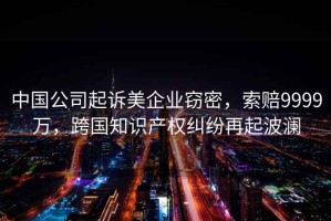中國公司起訴美企業(yè)竊密，索賠9999萬，跨國知識(shí)產(chǎn)權(quán)糾紛再起波瀾