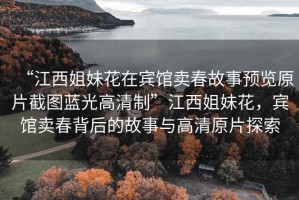 “江西姐妹花在賓館賣(mài)春故事預(yù)覽原片截圖藍(lán)光高清制”江西姐妹花，賓館賣(mài)春背后的故事與高清原片探索