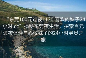 “東莞100元過夜1130.喜歡的妹子24小時.cc”揭秘東莞夜生活，探索百元過夜體驗與心儀妹子的24小時尋覓之旅