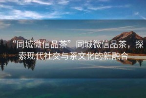 “同城微信品茶”同城微信品茶，探索現(xiàn)代社交與茶文化的新融合