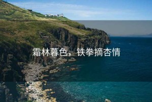 霜林暮色，鐵拳摘杏情