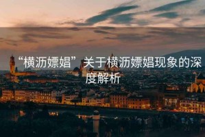 “橫瀝嫖娼”關(guān)于橫瀝嫖娼現(xiàn)象的深度解析