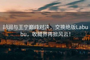 胡潤與王寧巔峰對決，交換絕版Labubu，收藏界再掀風云！