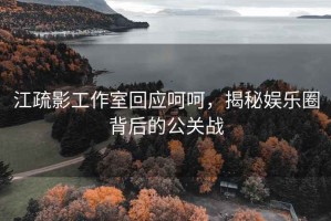江疏影工作室回應(yīng)呵呵，揭秘娛樂圈背后的公關(guān)戰(zhàn)