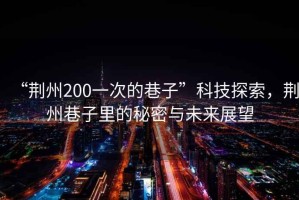 “荊州200一次的巷子”科技探索，荊州巷子里的秘密與未來展望