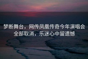 夢(mèng)斷舞臺(tái)，網(wǎng)傳鳳凰傳奇今年演唱會(huì)全部取消，樂(lè)迷心中留遺憾