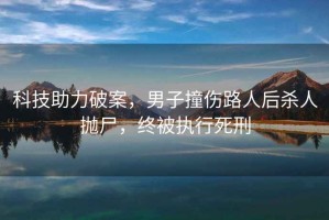 科技助力破案，男子撞傷路人后殺人拋尸，終被執(zhí)行死刑