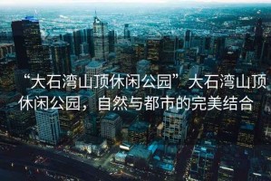 “大石灣山頂休閑公園”大石灣山頂休閑公園，自然與都市的完美結(jié)合