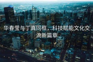 華春瑩與丁真同框，科技賦能文化交流新篇章