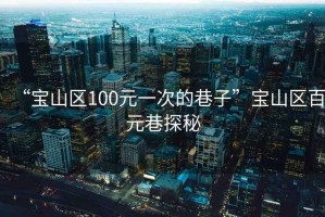 “寶山區(qū)100元一次的巷子”寶山區(qū)百元巷探秘