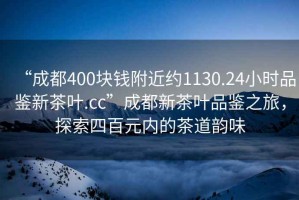 “成都400塊錢附近約1130.24小時(shí)品鑒新茶葉.cc”成都新茶葉品鑒之旅，探索四百元內(nèi)的茶道韻味