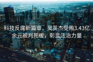 科技反腐新篇章，吳英杰受賄3.43億余元被判死緩，彰顯法治力量