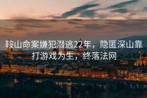 鞍山命案嫌犯潛逃22年，隱匿深山靠打游戲為生，終落法網(wǎng)