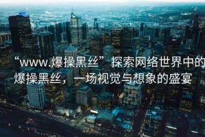 “www.爆操黑絲”探索網(wǎng)絡(luò)世界中的爆操黑絲，一場(chǎng)視覺(jué)與想象的盛宴