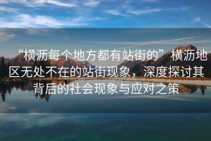 “橫瀝每個(gè)地方都有站街的”橫瀝地區(qū)無(wú)處不在的站街現(xiàn)象，深度探討其背后的社會(huì)現(xiàn)象與應(yīng)對(duì)之策