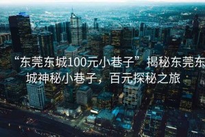 “東莞東城100元小巷子”揭秘東莞東城神秘小巷子，百元探秘之旅