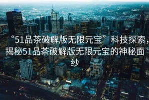 “51品茶破解版無限元寶”科技探索，揭秘51品茶破解版無限元寶的神秘面紗