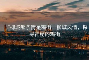 “柳城哪條街是雞街”柳城風(fēng)情，探尋神秘的雞街