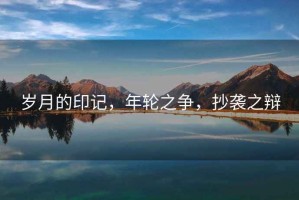 歲月的印記，年輪之爭(zhēng)，抄襲之辯