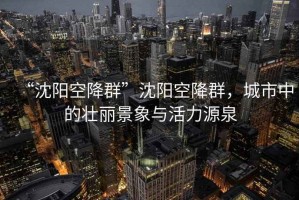 “沈陽空降群”沈陽空降群，城市中的壯麗景象與活力源泉
