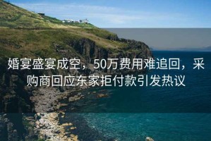 婚宴盛宴成空，50萬(wàn)費(fèi)用難追回，采購(gòu)商回應(yīng)東家拒付款引發(fā)熱議