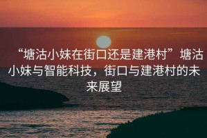 “塘沽小妹在街口還是建港村”塘沽小妹與智能科技，街口與建港村的未來展望