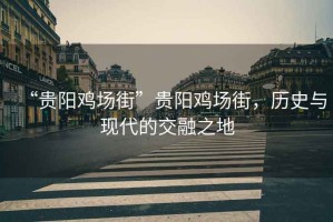 “貴陽雞場街”貴陽雞場街，歷史與現(xiàn)代的交融之地