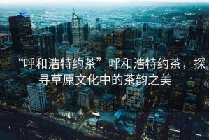 “呼和浩特約茶”呼和浩特約茶，探尋草原文化中的茶韻之美