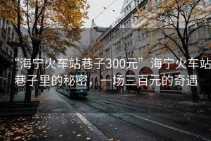 “海寧火車站巷子300元”海寧火車站巷子里的秘密，一場三百元的奇遇