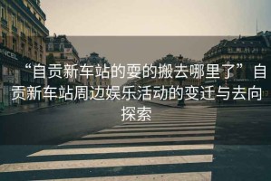 “自貢新車站的耍的搬去哪里了”自貢新車站周邊娛樂活動的變遷與去向探索