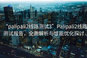 “palipali2線路測試3”Palipali2線路測試報告，全面解析與性能優(yōu)化探討