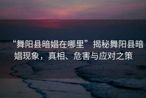 “舞陽縣暗娼在哪里”揭秘舞陽縣暗娼現(xiàn)象，真相、危害與應(yīng)對之策