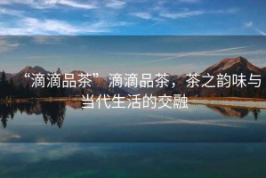 “滴滴品茶”滴滴品茶，茶之韻味與當(dāng)代生活的交融