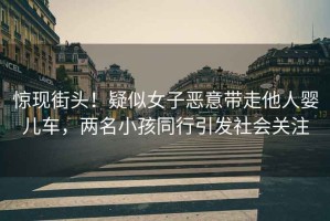 驚現(xiàn)街頭！疑似女子惡意帶走他人嬰兒車，兩名小孩同行引發(fā)社會關(guān)注