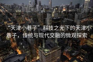 “天津小巷子”科技之光下的天津小巷子，傳統(tǒng)與現(xiàn)代交融的微觀探索