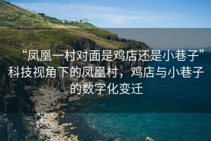 “鳳凰一村對(duì)面是雞店還是小巷子”科技視角下的鳳凰村，雞店與小巷子的數(shù)字化變遷