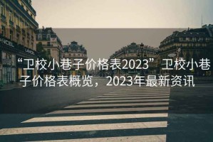 “衛(wèi)校小巷子價格表2023”衛(wèi)校小巷子價格表概覽，2023年最新資訊