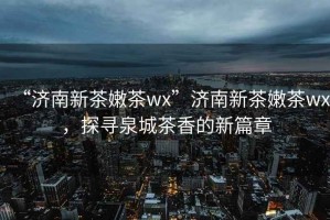 “濟南新茶嫩茶wx”濟南新茶嫩茶wx，探尋泉城茶香的新篇章