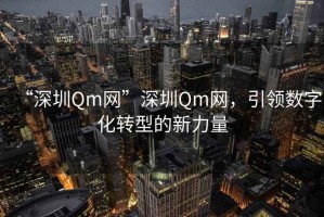 “深圳Qm網(wǎng)”深圳Qm網(wǎng)，引領(lǐng)數(shù)字化轉(zhuǎn)型的新力量