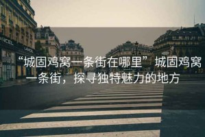 “城固雞窩一條街在哪里”城固雞窩一條街，探尋獨(dú)特魅力的地方