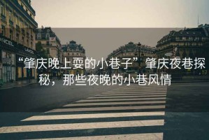 “肇慶晚上耍的小巷子”肇慶夜巷探秘，那些夜晚的小巷風(fēng)情